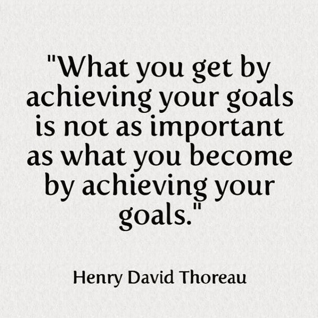 Achieving your goals
